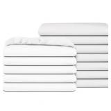 12ct King Size Fitted Sheets 78x80x12in
