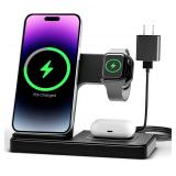 3-in1 Wireless Charger iPhone Stand for Watch