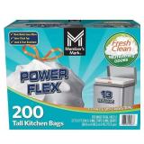 200ct Member's Mark Power Flex Bags 13gal