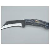 8in Knife with Full Tang & Leather Sheath