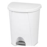 6.6gal Step-On Wastebasket Sterilite