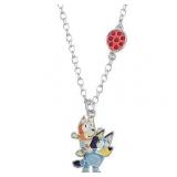 18in Bluey & Bingo Pendant Necklace