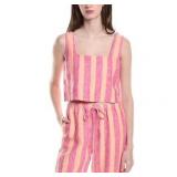 Electric & Rose Linen Boxy Tank XS Pink
