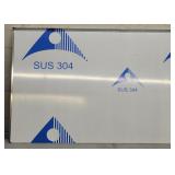 Stainless Steel Backsplash 27.5x20in with Lip