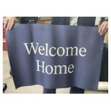 Plastic Welcome Home Mat 3x2ft