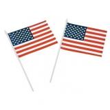 12ct Polyester American Flag 7.5x11.5in