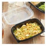 100ct Choice Microwaveable Hinged Container 9x6x3'