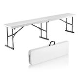 6ft Plastic Folding Bench