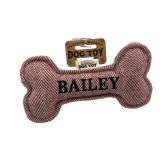 Personalized Squeaky Dog Toy (Bailey) 8x4in