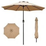 9ft Patio Umbrella with Tilt & Crank HAIMULI