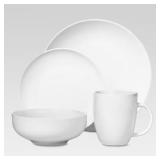 16pc Threshold Porcelain Dinnerware Set