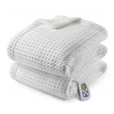 Full Waffle Heated Blanket 72x84in