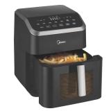 7.8qt Midea HeatXpress Basket Air Fryer