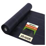 5x100ft Black Weed Barrier