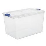 Clear Latch Box Sterilite 24x16x14in