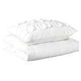 Twin Latitude Ruby Ruffle Comforter Set