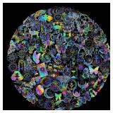300pc Holographic Waterproof Stickers