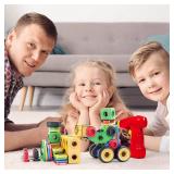105pc PicassoTiles Engineering Construction Set