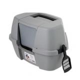Corner Hooded Litter Box 21x16.1x14.25in