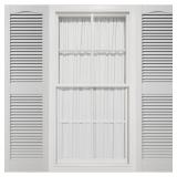 14.5x48in White Shutters