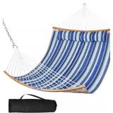 Quilted Fabric Hammock w/Carry Bag 55x74in