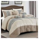 7pc King Size Luxury Comforter Set