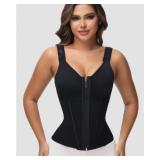 XS Shapshe Zippered Corset Body Shaper