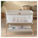 Baby Bassinet Bedside Crib 3 in 1 Sleeper
