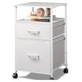 DEVAISE 2 Drawer Fabric Filing Cabinet