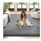 Nonslip Baby Crawling Rug 80x140in