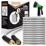 100ft Garden Hose Stainless Steel