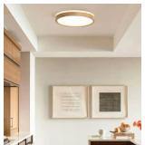 Modern Wooden Round LED Ceiling Light
