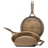 12in Stargazer Cast Iron Skillet Seasoned