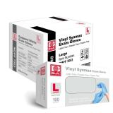 1000ct Synmax Vinyl Exam Gloves Large