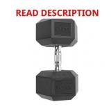 100lb CAP Barbell Coated Hex Dumbbell