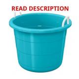 17gal Storage Bucket w/Rope Handles 21.5x16.25in
