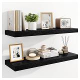 2ct Floating Shelves w/Invisible Brackets 32x7in