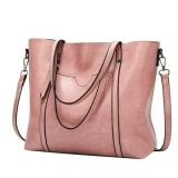 PINK Women s Faux Leather Bucket Bag