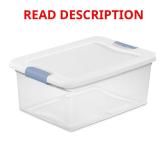 2pk Sterilite Latch Storage Box 15qt