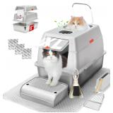 Pine Nest Stainless Steel Litter Box