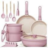 20pc Astercook Ceramic Pots & Pans Set
