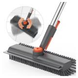 3in1 Floor Scrub Brush w/Extendable Handle 30-50in
