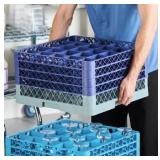 25-Compartment Noble Warewashing Glass Rack