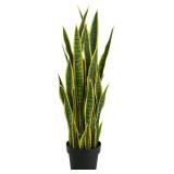 3ft Artificial Snake Plant w/Pot