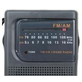 Supersonic AM/FM Band Radio 4.5x2.75in