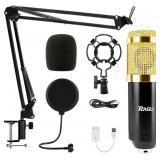 Condenser Mic Bundle 8-in-1 Cardioid Kit RAGU