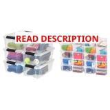 6ct IRIS Stackable Bin 12qt