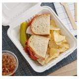 200ct EcoChoice Plant Fiber Container 8x8x3in