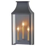 21in Outdoor Wall Lantern Light 6.5x9.4in