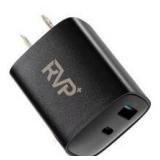 10pc GaN Power Adapter with USB-C/USB-A 30w